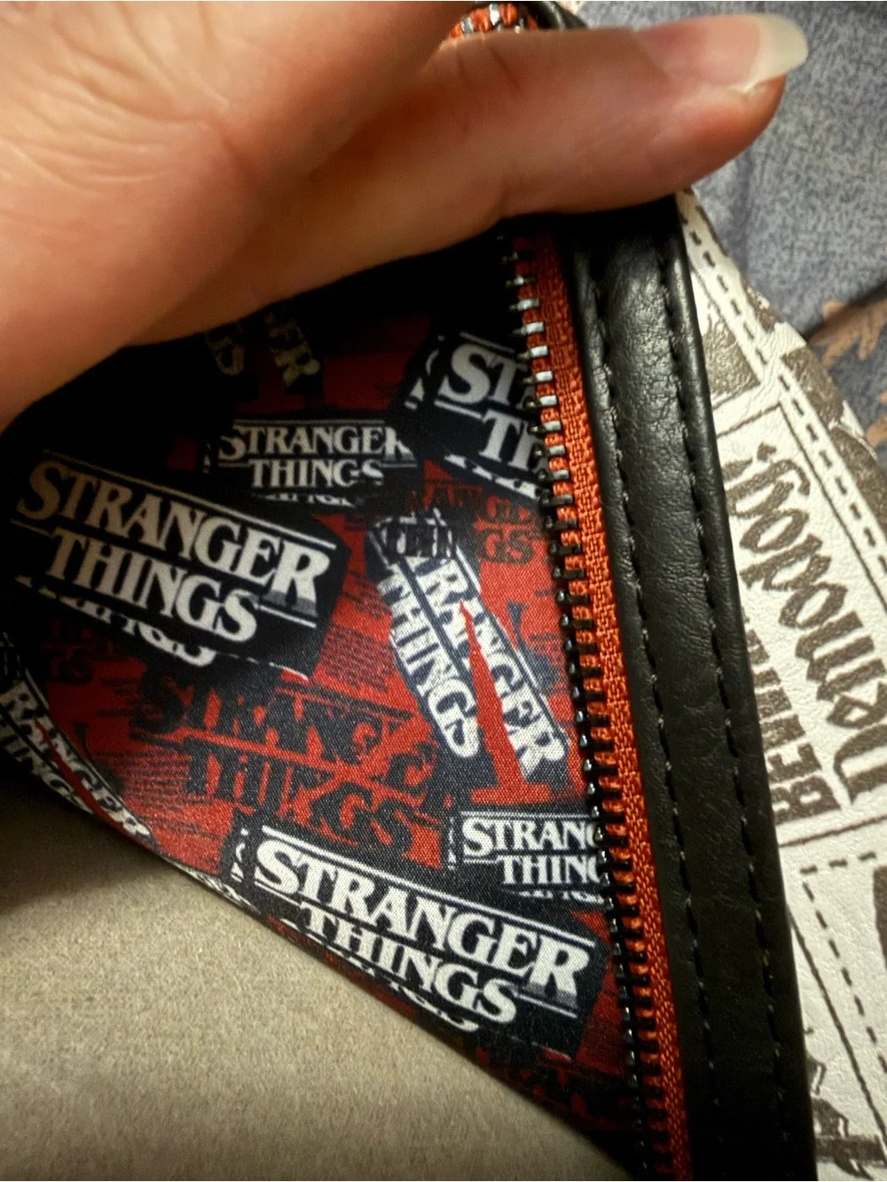 Loungefly Stranger Things Demogorgon Mini Backpack - Black, White & Red